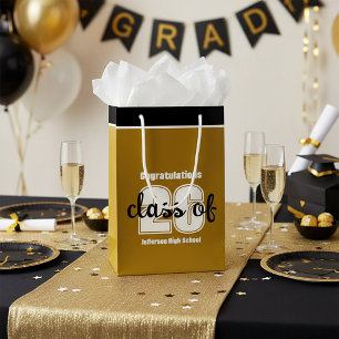 Grad class year custom senior   small gift bag