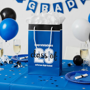 Grad class year custom senior small gift bag