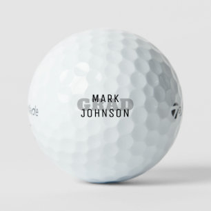 Grad Custom Name Golf Balls