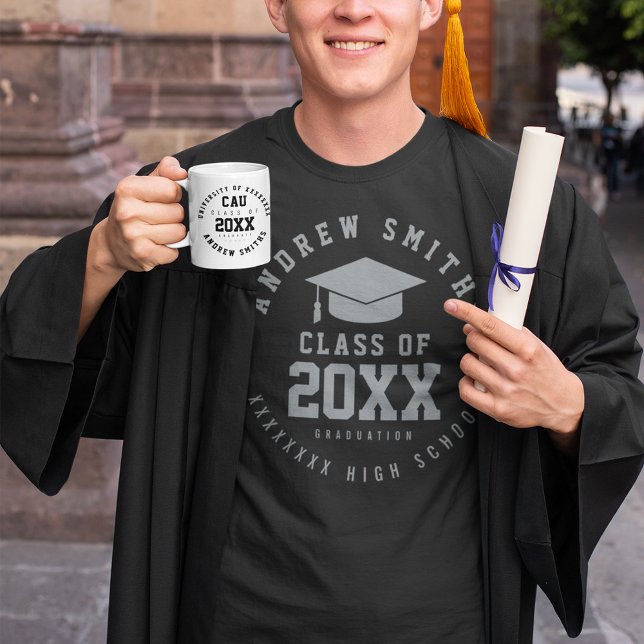 Grad Graduate Class Of Custom Name T-Shirt (Creator Uploaded)