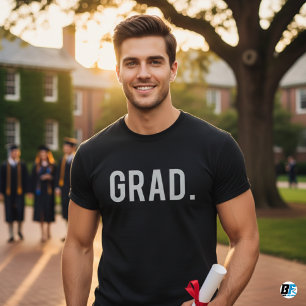 Grad Modern Trendy Graduation Personalised T-Shirt