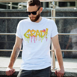 Grad Modern Trendy Graduation Personalised T-Shirt
