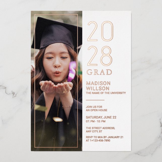 Grad Party Custom Photo (Front)