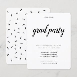 Grad Party Invitation