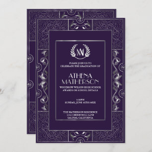 Grad Party Invitation - Classic Gatsby Style