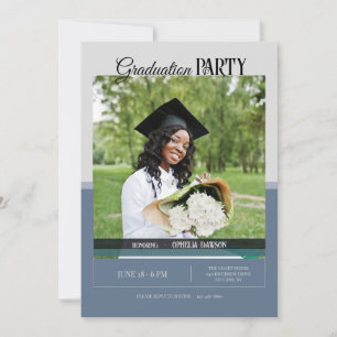 Grad Party Photo Invitation