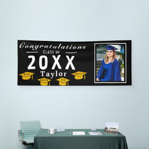 Grad Photo Banner - Personalised Congrats Custom
