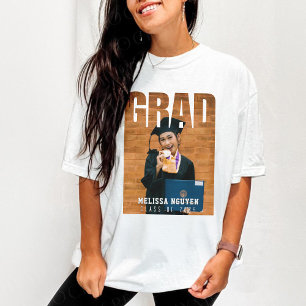 Grad Photo Black Graduation T-Shirt