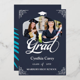 Grad Photo Collage Announcement