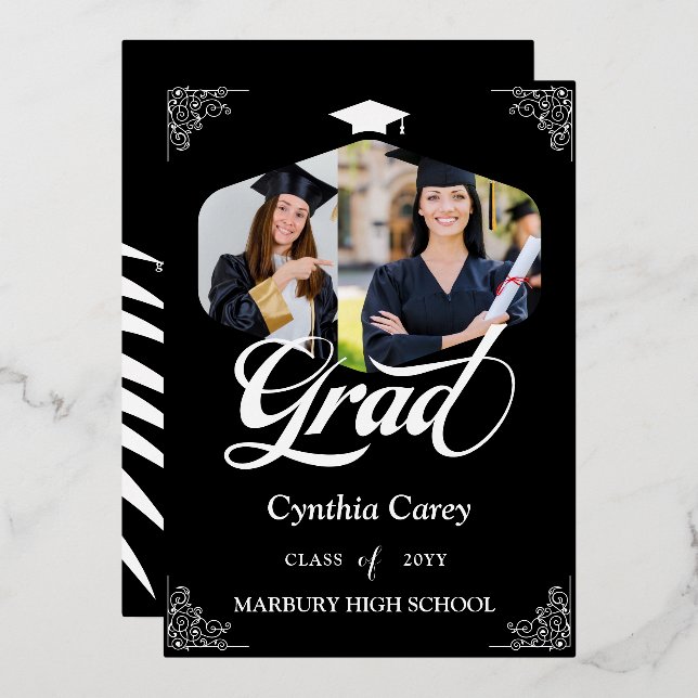 Grad Photo Collage Announcement (Front/Back)