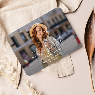 Grad Photo Graduation 2025 Save the Date Magnet