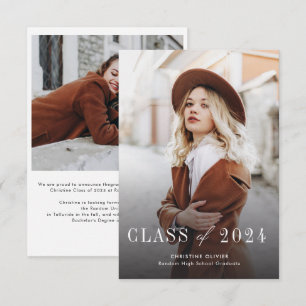 Grad Photo Graduation Class of 2026 Announcement