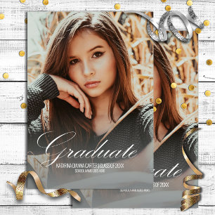 Grad Portrait Photo Template Graduation Party