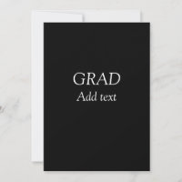 Grad simple minimal graduation elegant modern typo