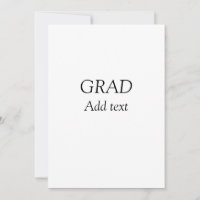 Grad simple minimal graduation elegant modern typo
