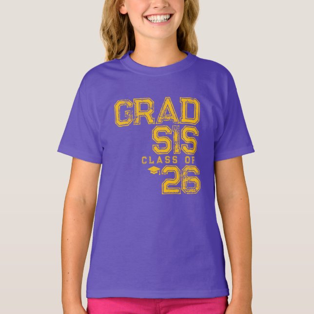 Grad Sis | Class of 2026 T-Shirt (Front)