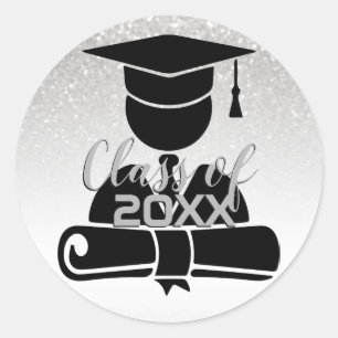 Grad Student - Class of 20XX Classic Round Sticker
