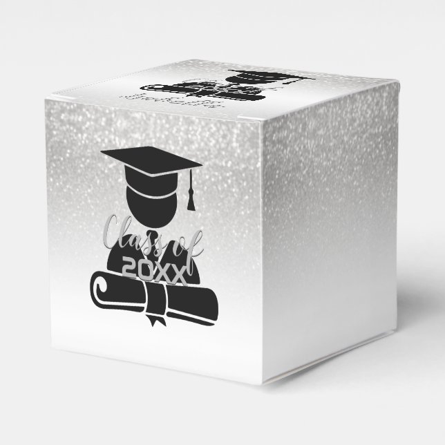 Grad Student - Class of 20XX Favour Box (Front Side)