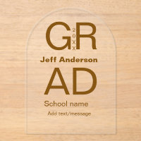 Grad typography modern graduation simple minimal c