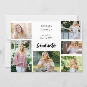 Grad U Multi 6 Photo Graduate Announcement