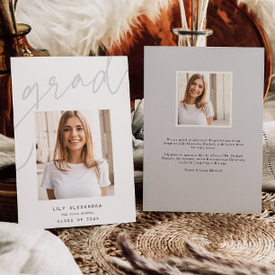 Grad Underlay   Photo Graduation Announcement