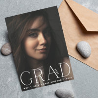 GRAD | White Modern University Photo Announcement