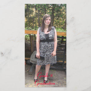 Grade 8 Graduation Designed Book Mark Announcement