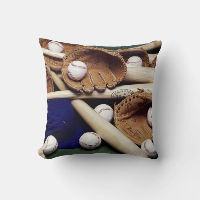 Grade A Cotton Throw Pillow/Baseball Cushion (Front)