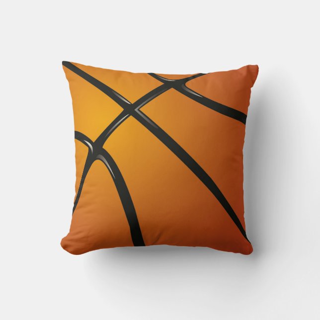Grade A Cotton Throw Pillow/Basketball Cushion (Front)