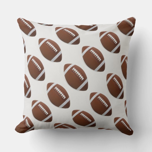 Grade A Cotton Throw Pillow/Football Cushion (Front)