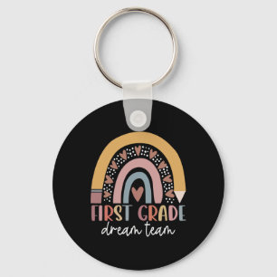 Grade Dream Team Teacher Kids Back To School Gifts Key Ring