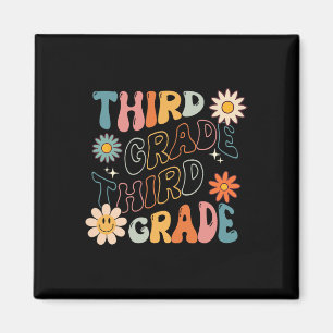 Grade Groovy Back To School Team Teacher Student Magnet