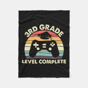 Grade Level Complete Graduation Gift For Gamer 1 Fleece Blanket