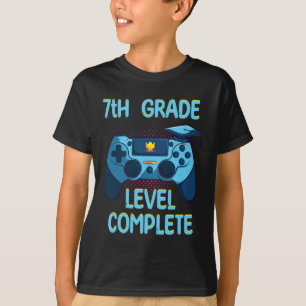 Grade Level Complete Last Day Of School Funny Grad T-Shirt