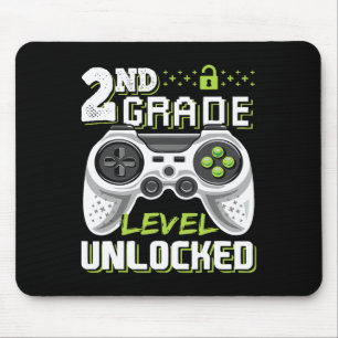 Grade Level Unlocked Video Game Back To School Gam Mouse Pad