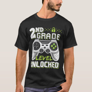 Grade Level Unlocked Video Game Back To School Gam T-Shirt