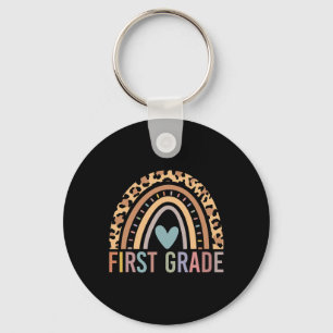Grade Rainbow Girls Boys Teacher Team 1st Grade Sq Key Ring