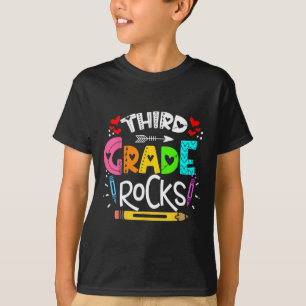Grade Rocks Rocking 3rd Grade Teacher T-shirt.png T-Shirt