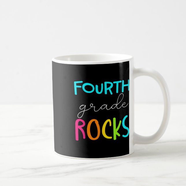 Grade Rocks Team 4th Grade Teacher  Coffee Mug (Right)