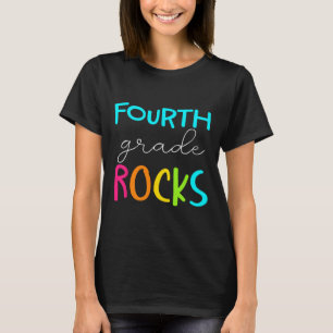 Grade Rocks Team 4th Grade Teacher T-Shirt