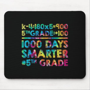 Grade Teacher 1000 Days Smarter 100 Days Of School Mouse Pad