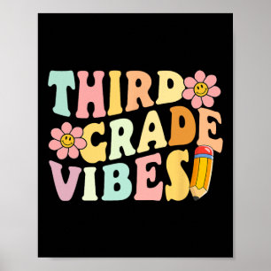 Grade Vibes 3rd Grade 1st Day Of School Teacher Ki Poster