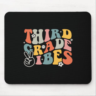 Grade Vibes - 3rd Grade Team Retro 1st Day Of Scho Mouse Pad