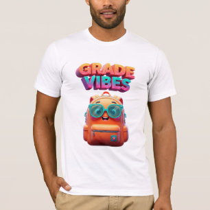 Grade Vibes Cool Backpack Back to School T-Shirt