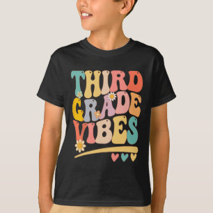 Grade Vibes For Girls Boys 3rd Grade Teacher T-Shirt