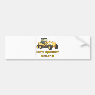 GRADER BUMPER STICKER