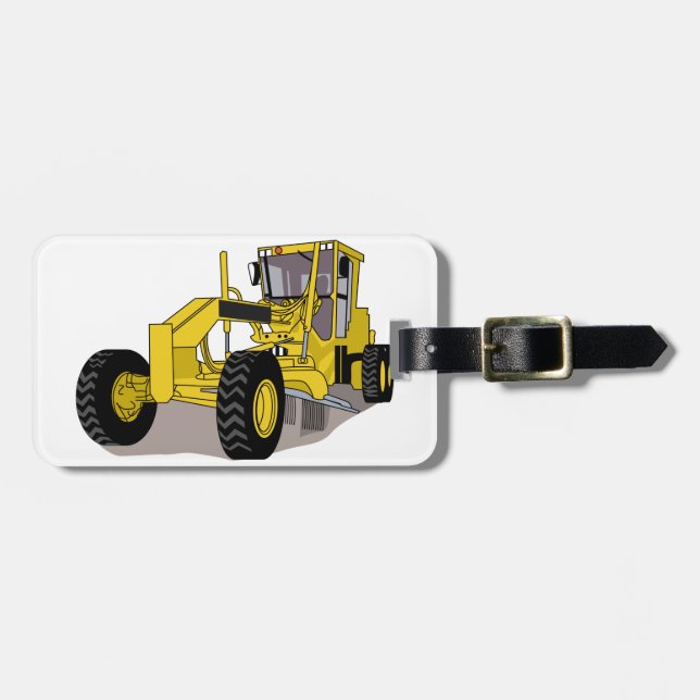 Grader Luggage Tag (Front Horizontal)