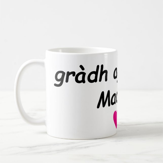 gràdh agus solas, Madeline (love and light) Coffee Mug (Left)