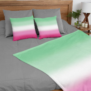 Gradient Abrosexual Pride Flag Fleece Blanket