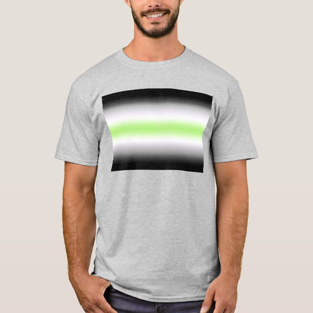 Gradient Agender Pride T-Shirt (Front)